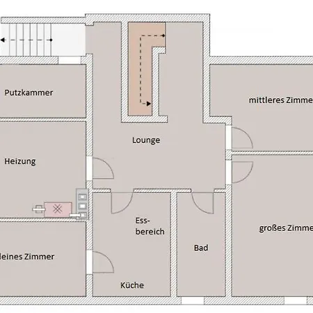 Lägenhet Grosses, Helles 3-zimmer Souterrain Stegaurach